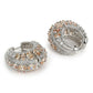 Champagne Stone Loops- Ruby Raang | Swadesiicart