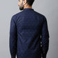 Even Apparels Navy blue Color Pure Cotton Men's Kurta With Band Collar (PRT1184) | Swadesiicart