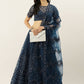 House of Panchhi Navy Blue Net Semi Stitched Coding, Sequins and Mirror work Lehenga Choli | Swadesiicart
