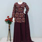 Anaita Purple Chiffon Embroidered With Sequins Work Salwar Suit