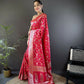 Joban Fashion Pink Meenakari Banarasi Silk Sarees | Swadesiicart