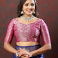Lorenvalley Fashion Navyblue Soft Silk Woven Design Zari Weaving Saree - Swadesiicart