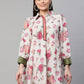 Ahalyaa Women Beige Crepe Digital Floral Print Tunic | Swadesiicart