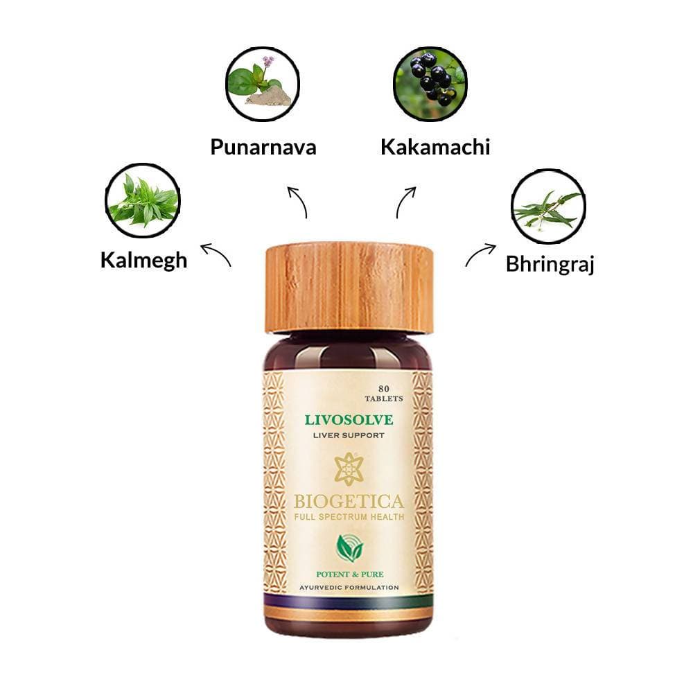 Biogetica Livosolve (Stabilizes Digestive- Liver Enzymes) - Swadesiicart