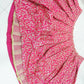 Jyoti Fashion Glamorous Rani Pink Silk 3MM Sequins with Coding Dori Embroidery Lehenga Choli with Dupatta | Swadesiicart