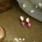 Ruby Raang Pink Kundan Studs | Swadesiicart