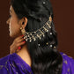 Ruby Raang Gold Kundan and Pearl Chain (set of 2) | Swadesiicart