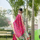 Vishnu Weaves Women's Rani Banarasi Silk Saree with Blouse - Swadesiicart