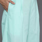 Ahalyaa Women's Traditional wear Kurta Set - Summer Blue | Swadesiicart
