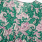 Janasya Dark Cotton Floral Tiered Dress | Swadesiicart