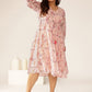 Janasya Light Georgette Floral Tiered Dress | Swadesiicart