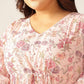 Janasya Light Georgette Floral Tiered Dress | Swadesiicart