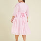 Janasya Cotton Solid Tiered Dress | Swadesiicart