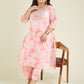Janasya Light Silk Blend Tie & dye Straight Kurta Set | Swadesiicart