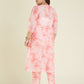 Janasya Light Silk Blend Tie & dye Straight Kurta Set | Swadesiicart
