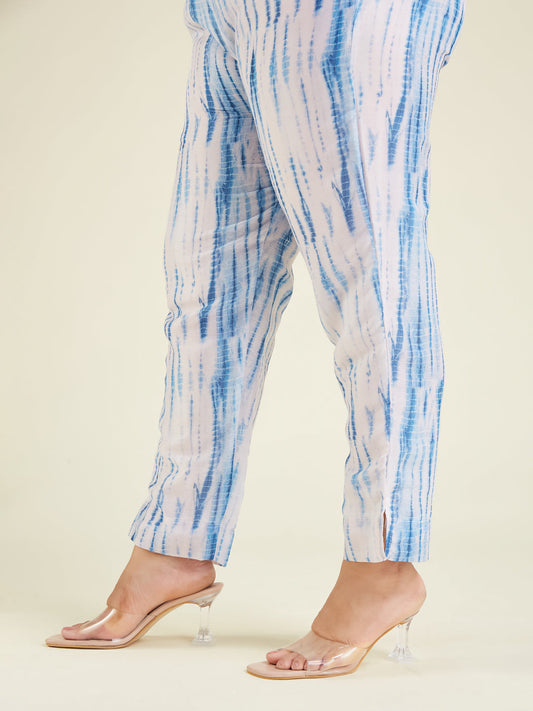 Janasya Light Silk Blend Tie & dye Straight Kurta Set | Swadesiicart