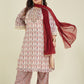 Janasya Light Georgette Yoke Embroidery A-Line Kurta Set | Swadesiicart