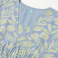Janasya Bright Georgette Tropical A-Line Tunic | Swadesiicart