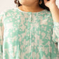 Janasya Light Georgette Floral A-Line Tunic | Swadesiicart