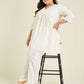 Janasya Light Cotton Schiffli A-Line Tunic | Swadesiicart