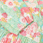 Janasya Bright Cotton Floral A-Line Dress | Swadesiicart