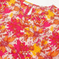 Janasya Bright Cotton Floral A-Line Dress | Swadesiicart
