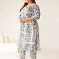 Janasya Light Cotton Floral A-Line Kurta Set | Swadesiicart