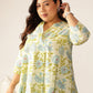 Janasya Light Cotton Floral A-Line Tunic | Swadesiicart