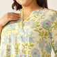 Janasya Light Cotton Floral A-Line Tunic | Swadesiicart