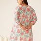 Janasya Light Cotton Floral A-Line Tunic | Swadesiicart