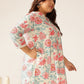 Janasya Light Cotton Floral A-Line Tunic | Swadesiicart