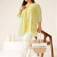 Janasya Bright Georgette Floral A-Line Tunic | Swadesiicart