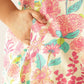 Janasya Bright Cotton Floral A-Line Tunic | Swadesiicart