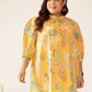 Janasya Light Cotton Tropical A-Line Tunic - Swadesiicart