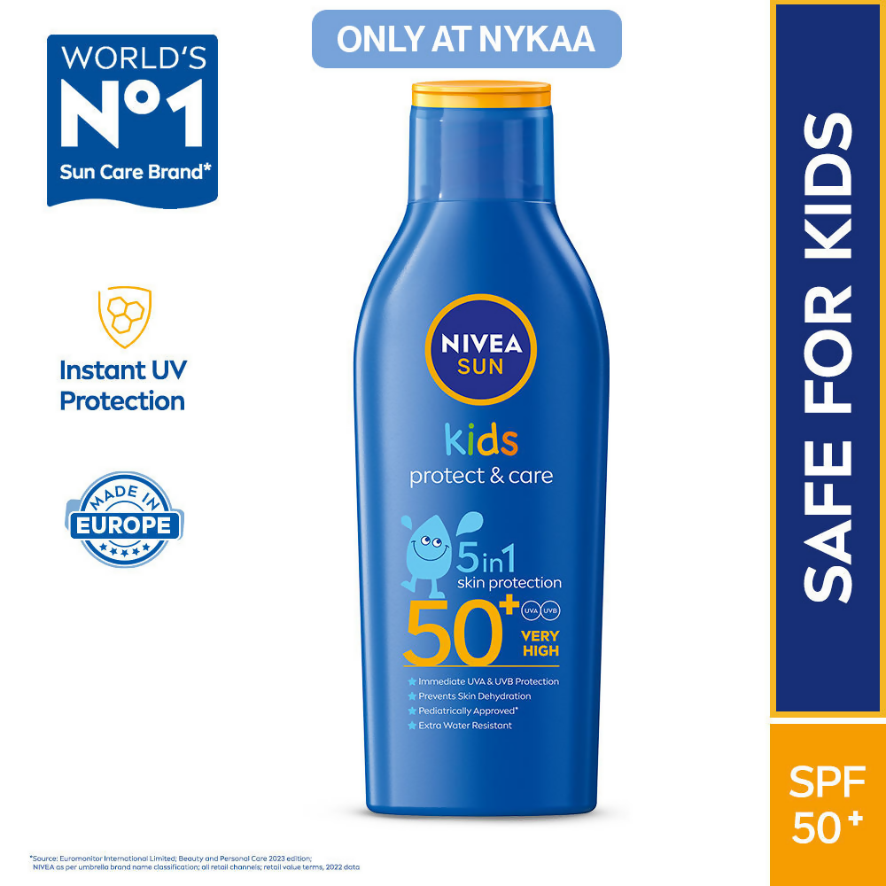 Nivea Sun Protect & Care Sunscreen For Kids Spf 50+ - Swadesiicart
