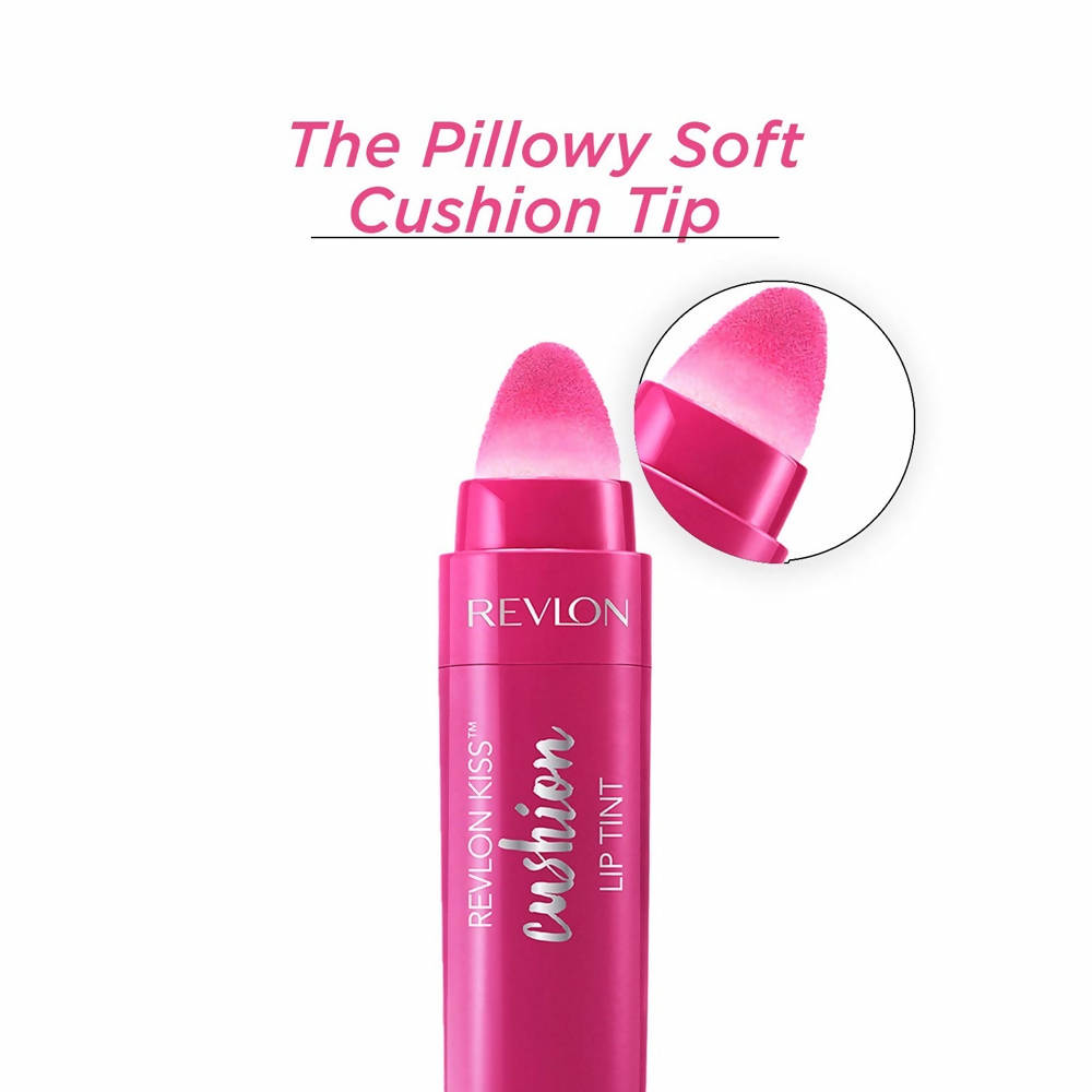Revlon Kisstty Kiss Cushion Lip Tint - Berry Lit - Swadesiicart