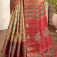 Beige Bhagalpuri Silk Woven design with Hand work butta Saree - Norita Nirvi