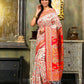 Shree Shyam Fashion Linen Cotton(Woven Work) Multicolour Saree
