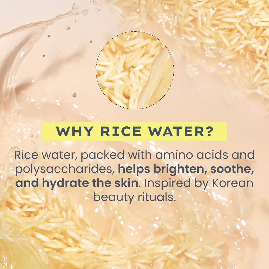 Hyphen By Kriti Sanon 44% Rice Water Brightening Serum Pads (50pcs) | Swadesiicart