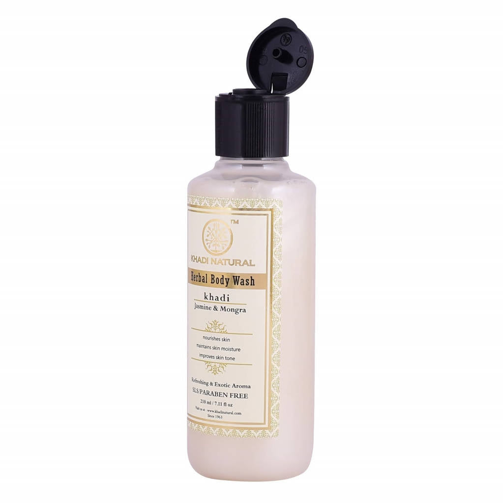 Khadi Natural Jasmine & Mogra Herbal Body Wash - Swadesiicart