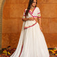 AI Fashion White Georgette Designer Navratri Wear Lehenga Choli Collection