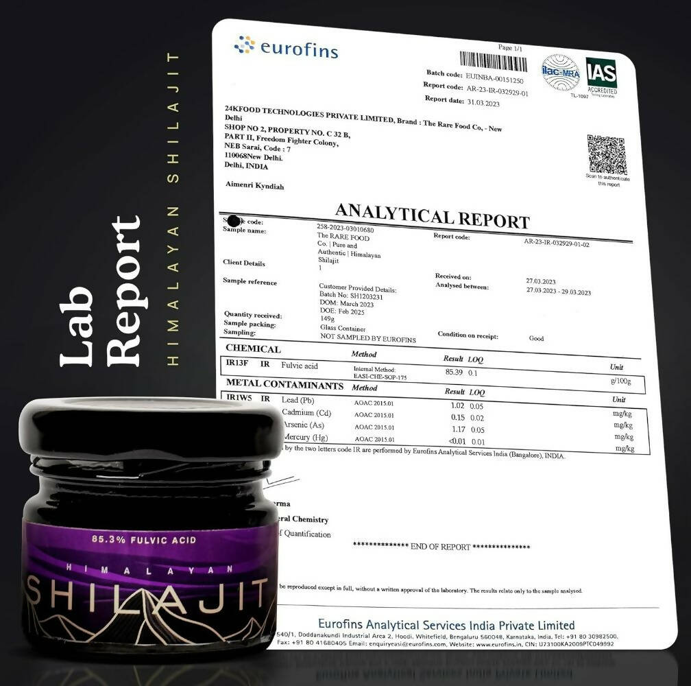 The Rare Food Co Himalayan Sj Resin | Swadesiicart
