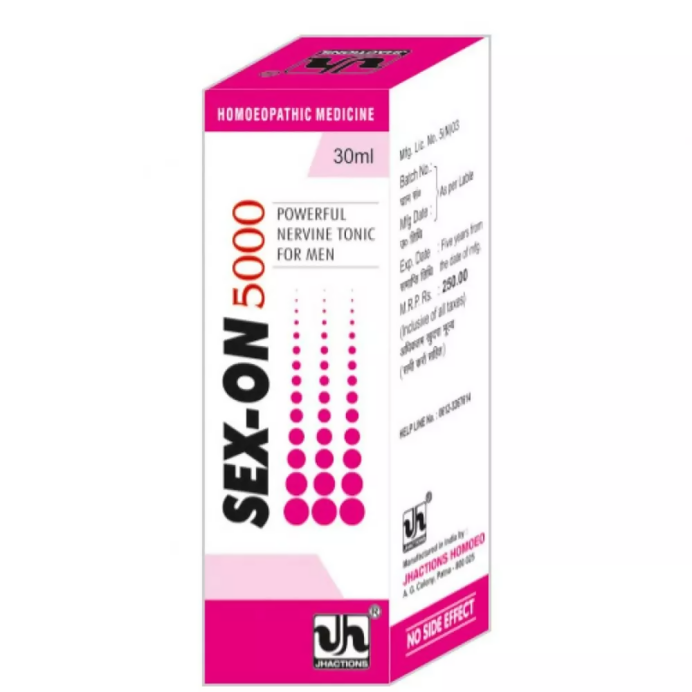 Jhactions Homeopathy Sex-On 5000 Drops | Swadesiicart