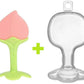 BabyGo Silicone BPA Free Natural Organic Nipple Teethers With Storage Box