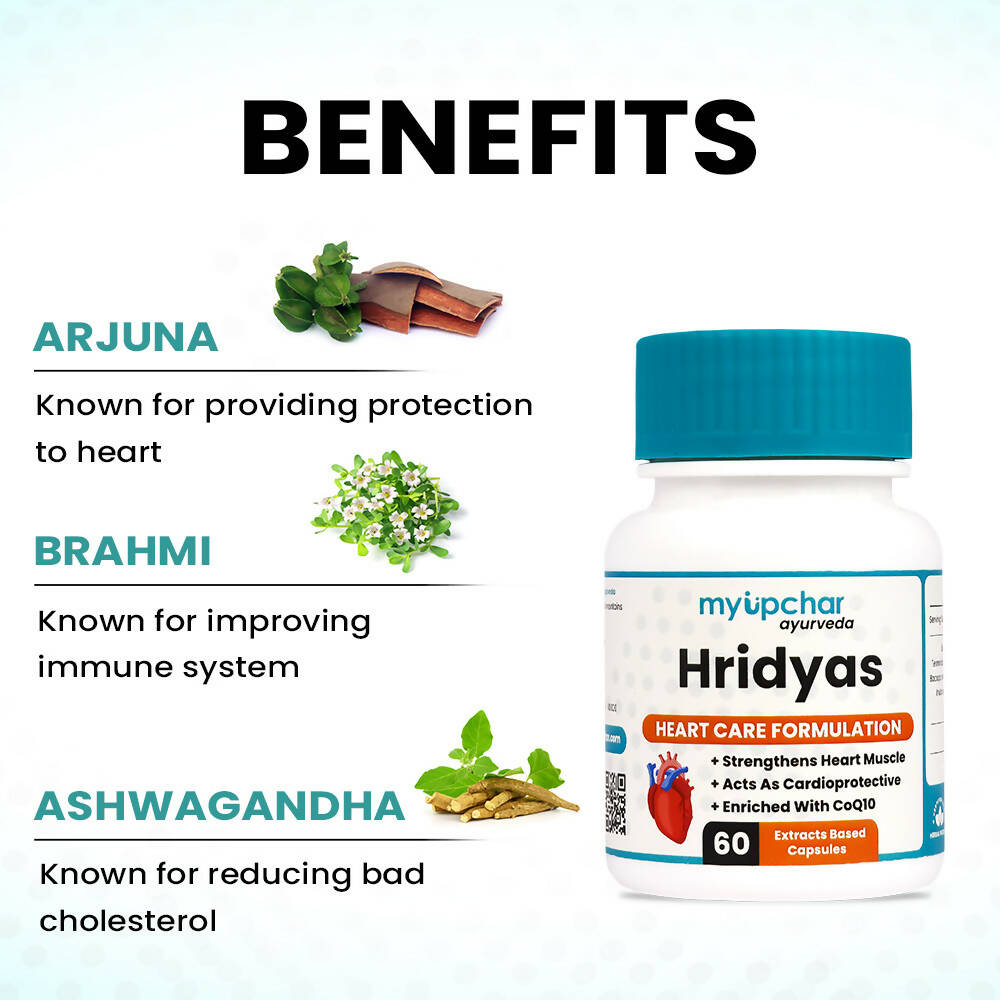 myUpchar Ayurveda Hridyas Capsules - Swadesiicart