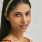 Nuyug 22K Gold-Plated Kundan & Pearl Studded Matha Patti Head Jewellery | Swadesiicart