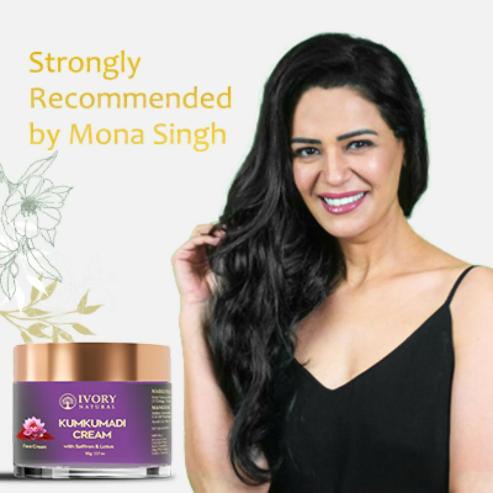 Ivory Natural Kumkumadi Night Cream For Skin For Skin Tone & Texture, Reduce Blemishes & Dark Spots | Swadesiicart