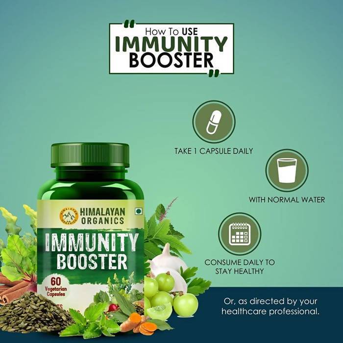 Himalayan Organics Immunity Booster Vegetarian Capsules | Swadesiicart