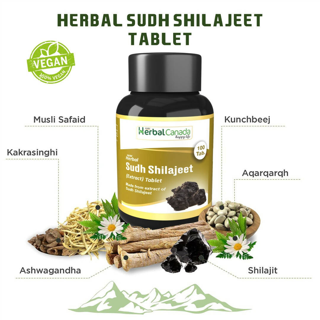 Herbal Canada Shudh SJ Tablets - Swadesiicart