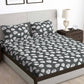 Story@home Green & White Floral Microfiber 180 TC Bedsheet With Pillow Cover - Swadesiicart